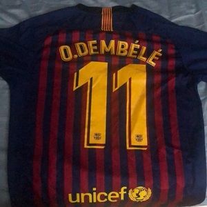 Ousmane Dembele Barcelona Nike Jersey 2018-19